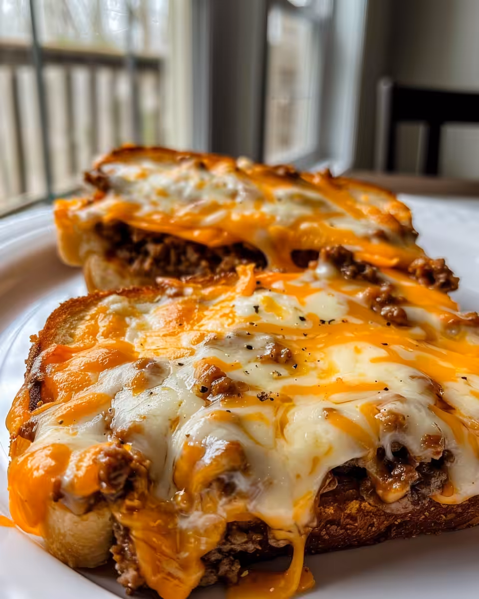 Cheesy ground beef quesadilla fresh from the pressure cooker with crispy edges
