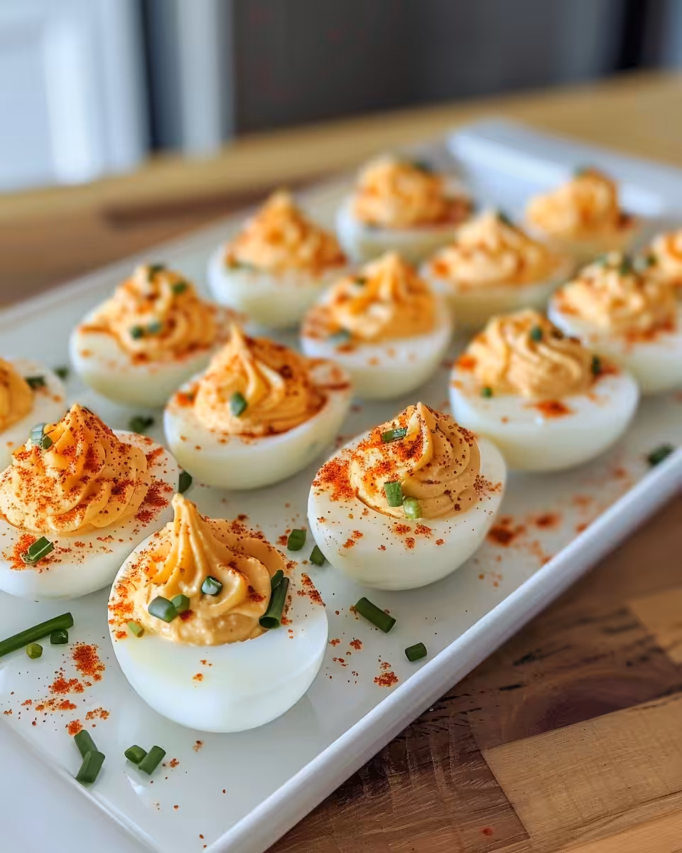 Ingredients for pressure cooker deviled eggs displayed