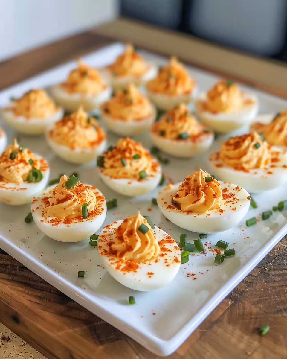 Pressure cooker deviled eggs cooking and float valve up
